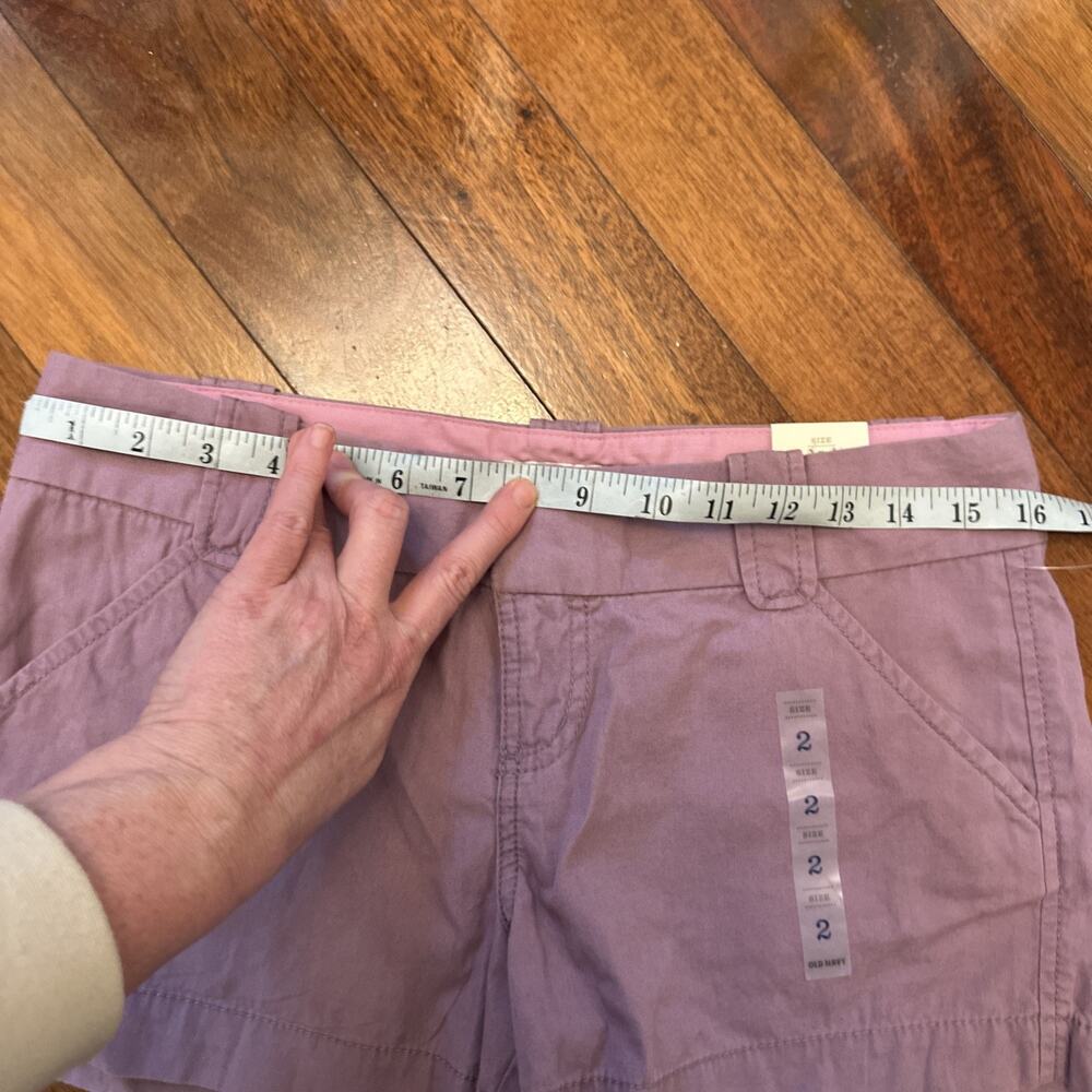 Old Navy Everyday shorts lavender purple women's size 2 Summer New With Tags - Picture 7 of 7